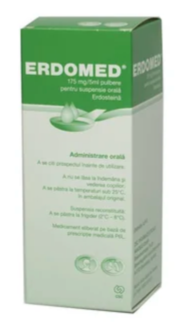 Erdomed 175 mg/5 ml, 100ml, Csc Pharmaceuticals