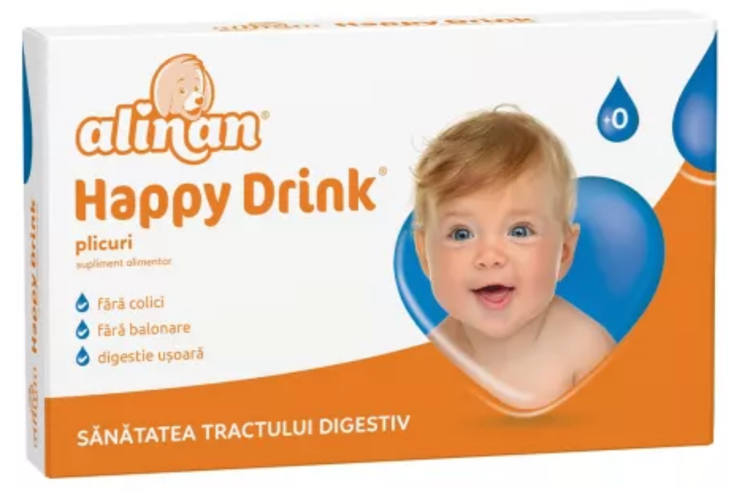 Happy Drink Alinan, 20 plicuri, Fiterman Pharma