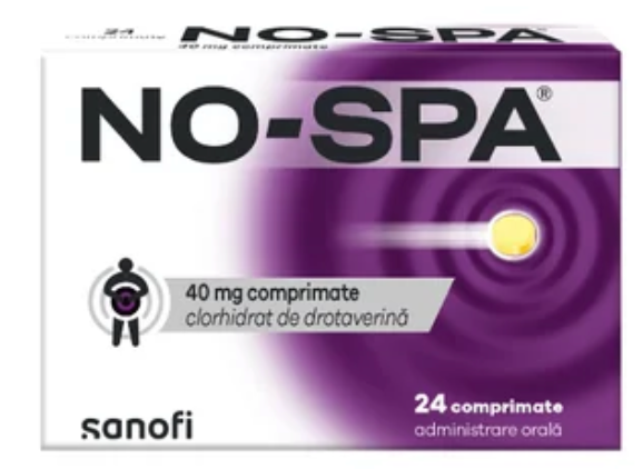 No-Spa, 40 mg, 24 comprimate, Sanofi