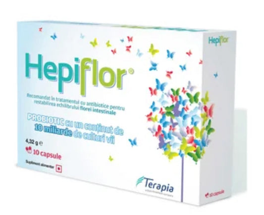 Hepiflor, 10 capsule, Terapia