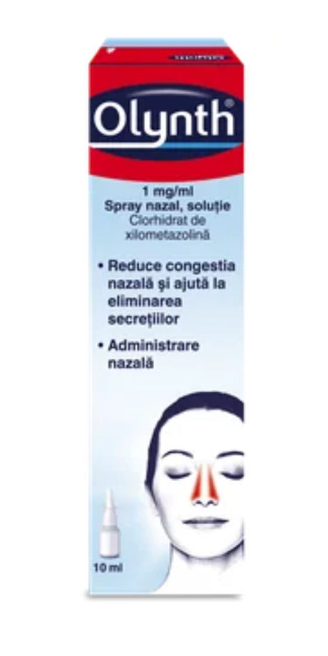 Olynth 0.1% spray nazal, 10ml, Johnson&Johnson