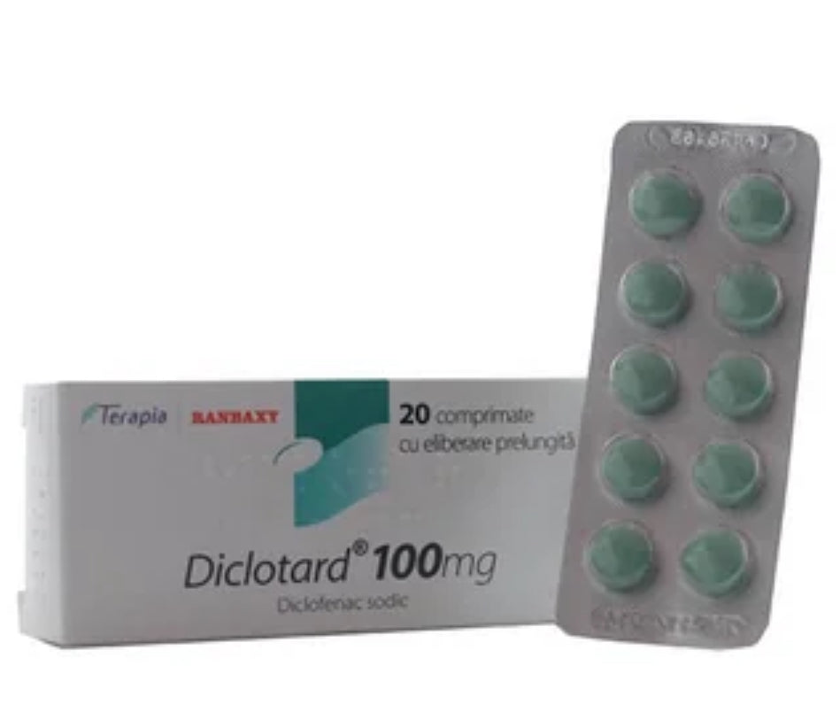 Diclotard 100 mg, 20 comprimate cu eliberare prelungita, Terapia