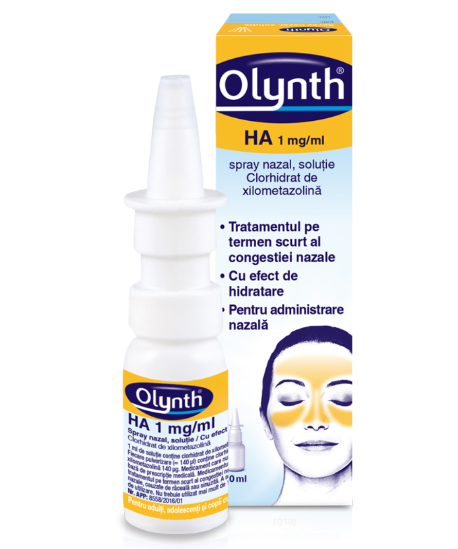 Olynth HA spray nazal, soluţie, 1 mg/ml, 10 ml, Johnson&Johnson