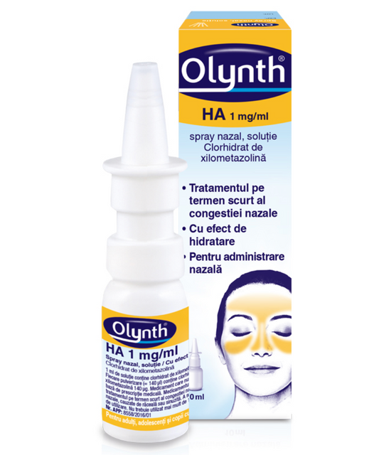 Olynth HA spray nazal, soluţie, 1 mg/ml, 10 ml, Johnson&Johnson
