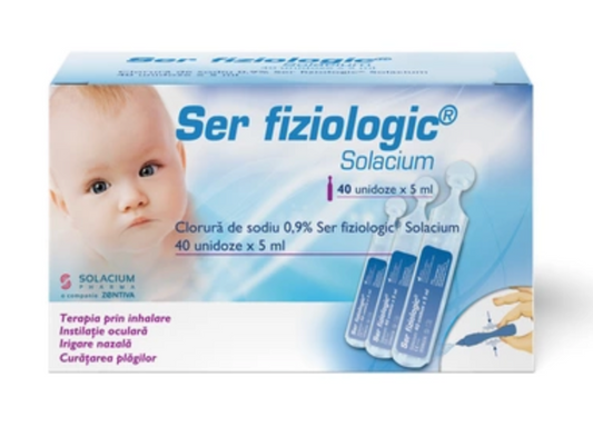 Ser fiziologic, 40 monodoze x 5 ml, Labormed