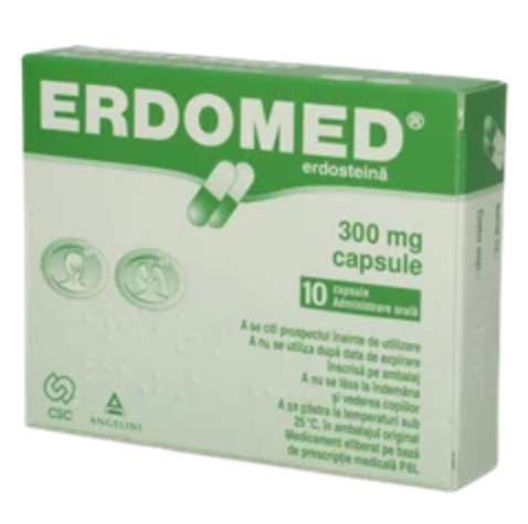 Erdomed 300 mg, 10 capsule, Angelini