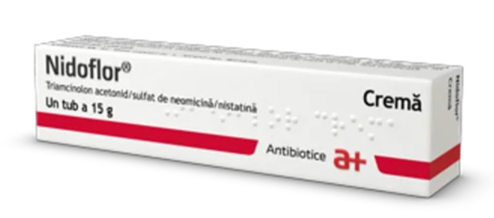Nidoflor, 15g, Antibiotice SA