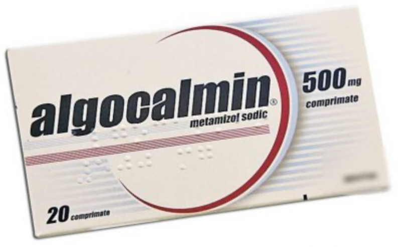 Algocalmin, 500 mg, 20 comprimate, Zentiva