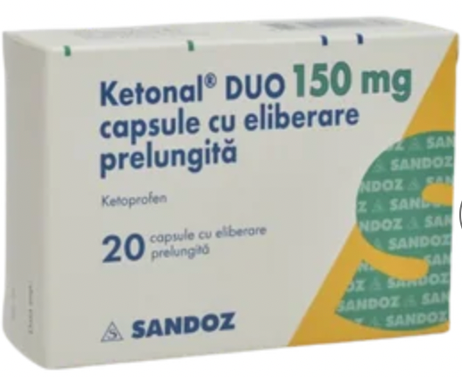 Ketonal Duo 150mg, 20 capsule, Sandoz