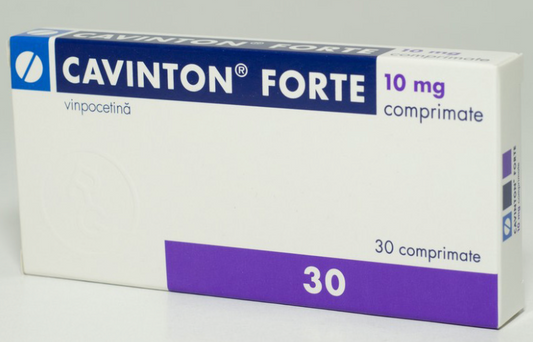 Cavinton Forte 10 mg, 30 comprimate, Gedeon Richter