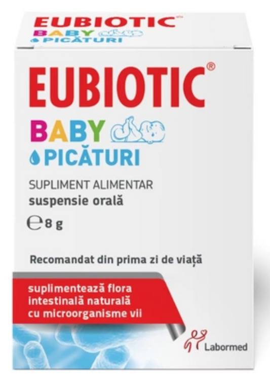 Eubiotic Baby Picaturi, 8 g, Labormed