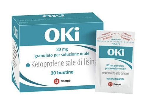 Oki ketoprofen antiinflamator 80 mg, 30 plicuri Italia