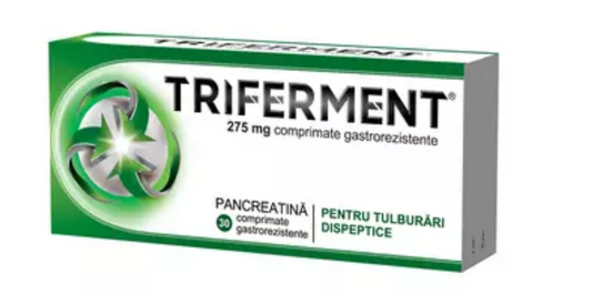 Triferment, 275 mg, 30 comprimate gastrorezistente, Biofarm
