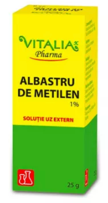 Albastru de metilen, 1%, 25 g, Vitalia