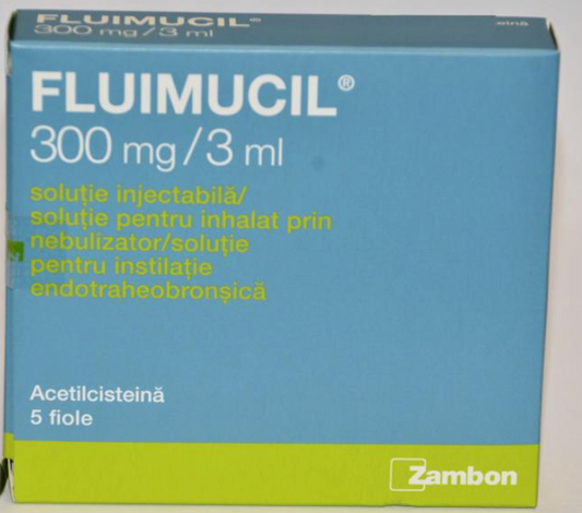 Fluimucil, 300 mg/3 ml, 5 fiole x 3 ml, Dr. Reddys