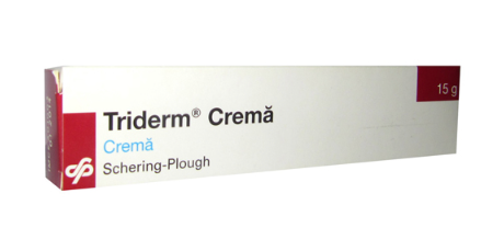 Triderm, 0,5 mg + 10 mg + 1 mg / gram crema, 15 g, Organon