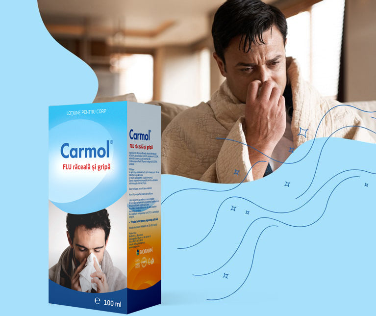Carmol Flu raceala si gripa, 100 ml, Biofarm